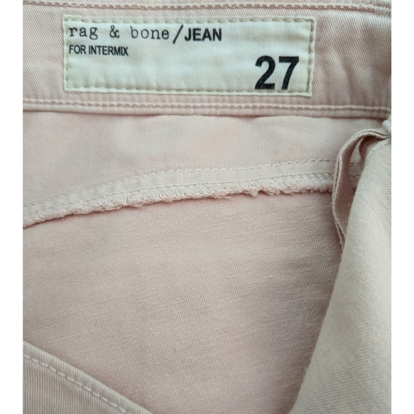 Rag & Bone Pink Capri High Rise Jeans Size 27 - Picture 4 of 7